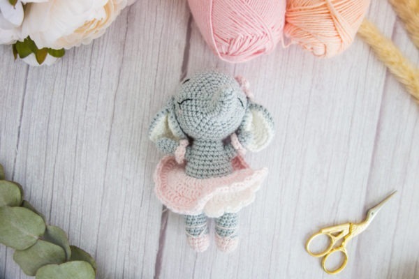 Kit Crochet- La Poupée Éléphant "Little Fantasia"