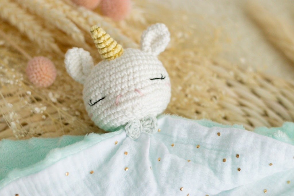 doudou licorne tex baby
