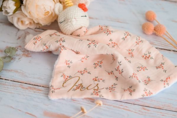 doudou mouchoir licorne