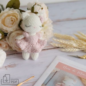 Patron Crochet - La poupée Chat "Little Mia"