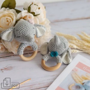 Patron Crochet - Le Hochet Éléphant