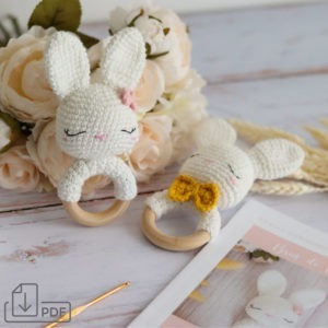 Patron Crochet - Le Hochet lapin