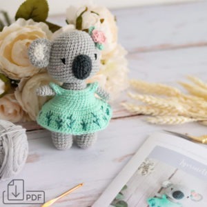 Patron Crochet - La poupée Koala "Mrs Igorinette"