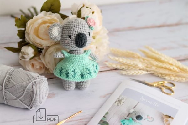 Patron Crochet - La poupée Koala "Mrs Igorinette"