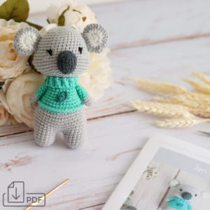 Patron Crochet - La poupée Koala "Mr Igor"