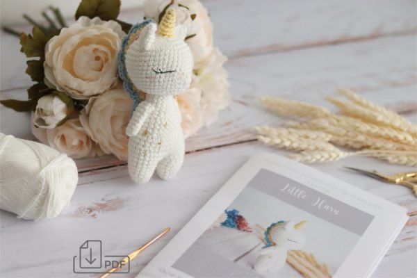 Patron Crochet - La poupée Licorne "Little Haru"