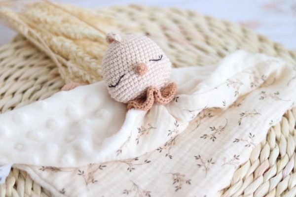 doudou poussin à personnaliser pour bébé