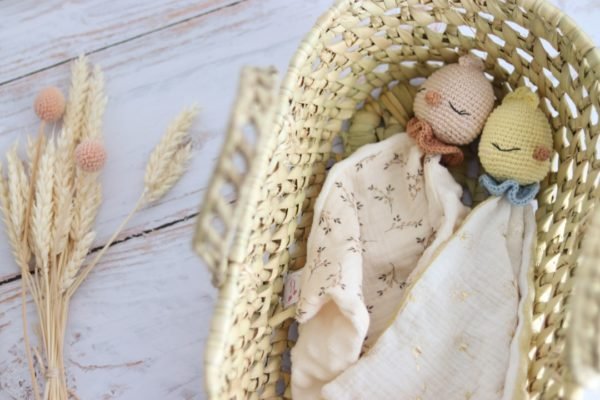 doudou poussin à personnaliser pour bébé