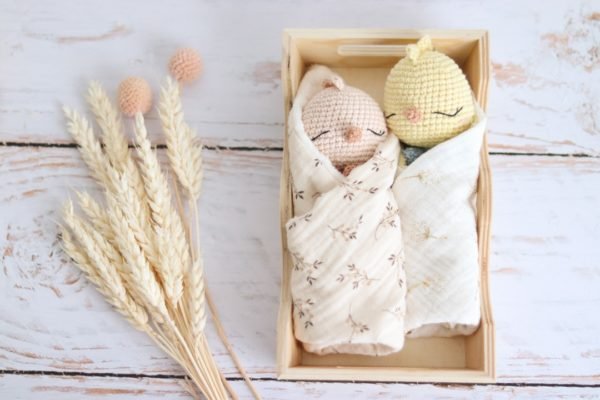 doudou poussin à personnaliser pour bébé