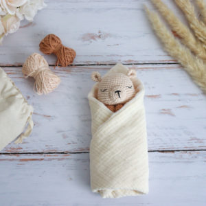 Kit crochet débutant - doudou ourson