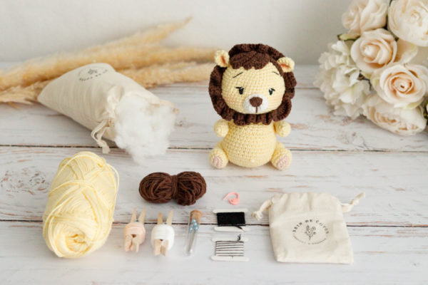 Kit Crochet- Lion Louis XIV