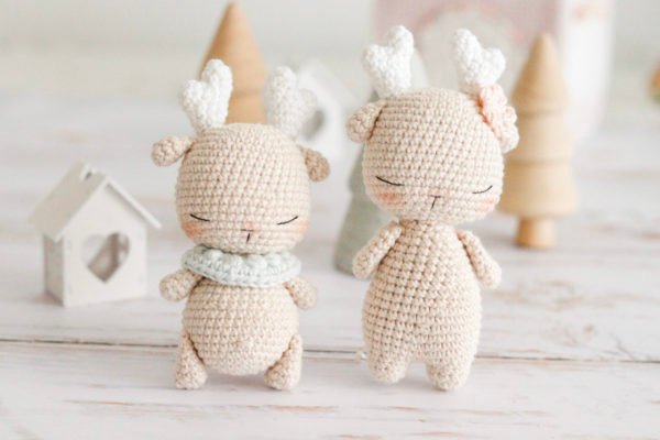 Patron Crochet - Les rennes de Noël