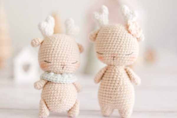 Rennes de noel crochet