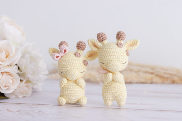 Petits coton - numéro 08 - les girafes