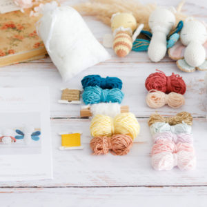 Kit Crochet Débutant - Doudou Ourson - Brin de Coton