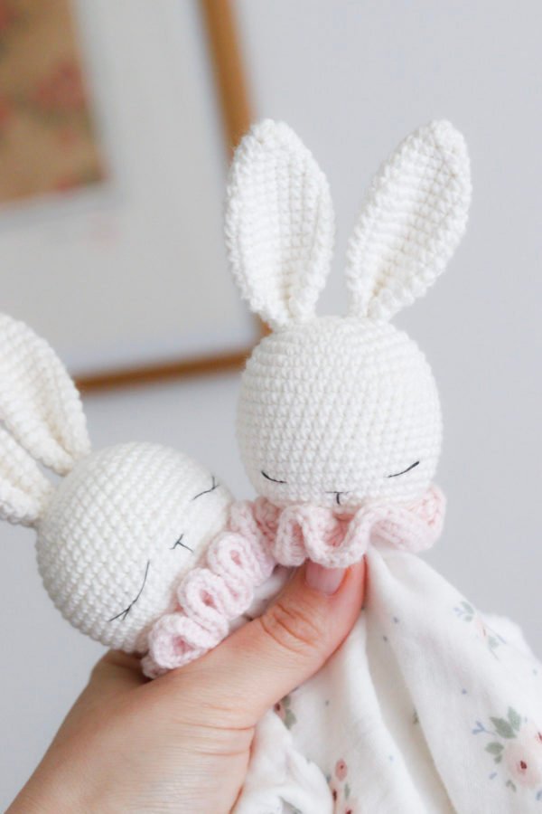 Kit crochet doudou lapin à personnaliser