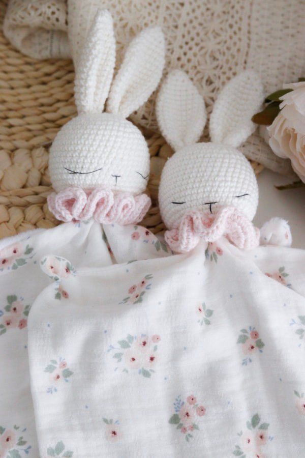 Kit crochet doudou lapin à personnaliser