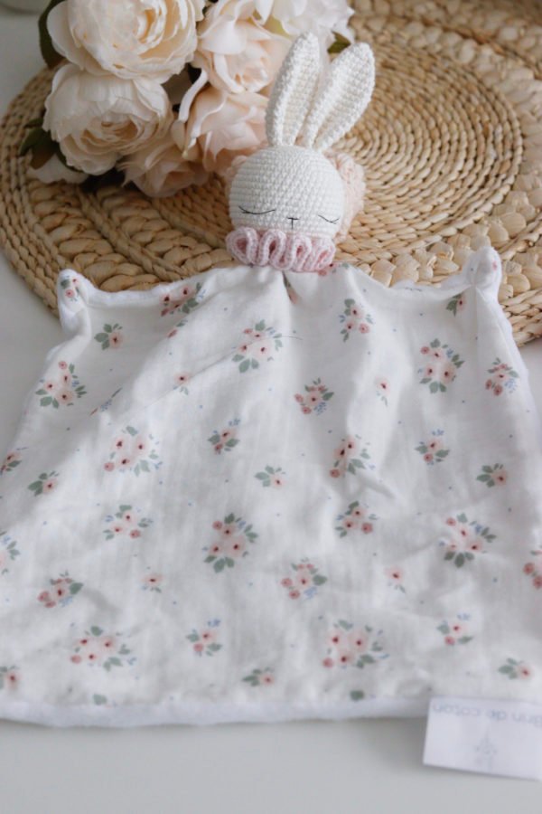 Kit crochet doudou lapin à personnaliser