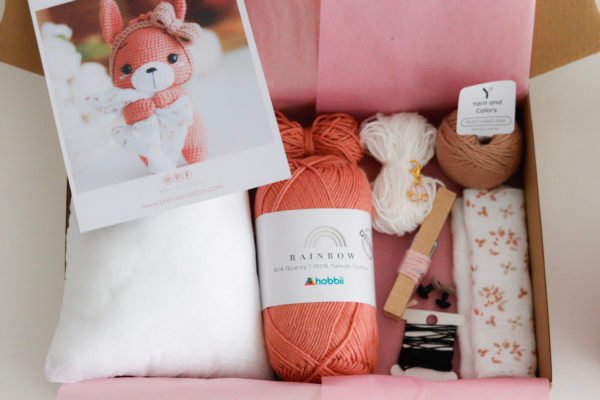 Kit crochet DIY Cannelle l'écureuil