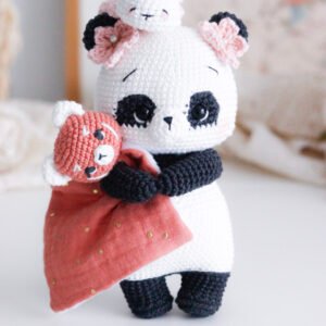 Kit crochet panda complet – matériel et tutoriel pour réaliser un panda en crochet