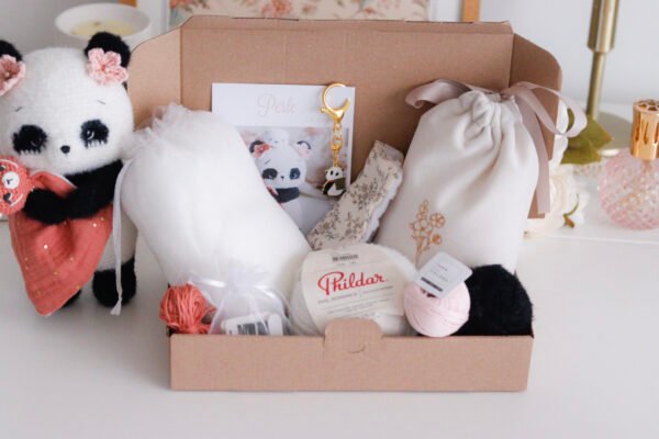Kit crochet premium panda crochet DIY
