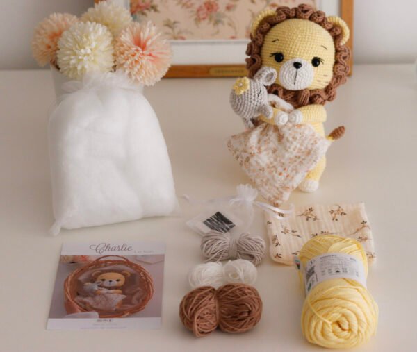 Kit crochet - Charlie le Lion