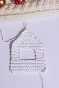 Maison de noël - patron crochet gratuit
