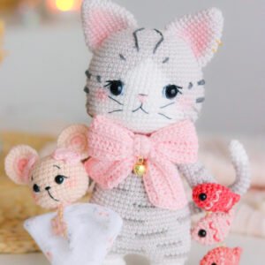 Patron crochet - Biscuit le Chat
