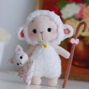 Patron amigurumi crochet mouton