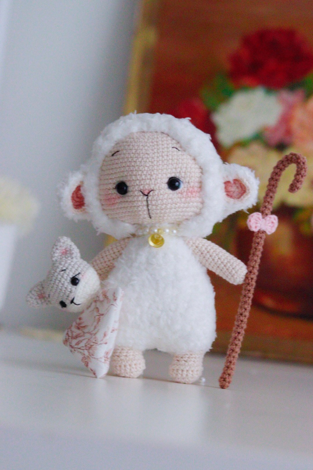 Patron amigurumi crochet mouton