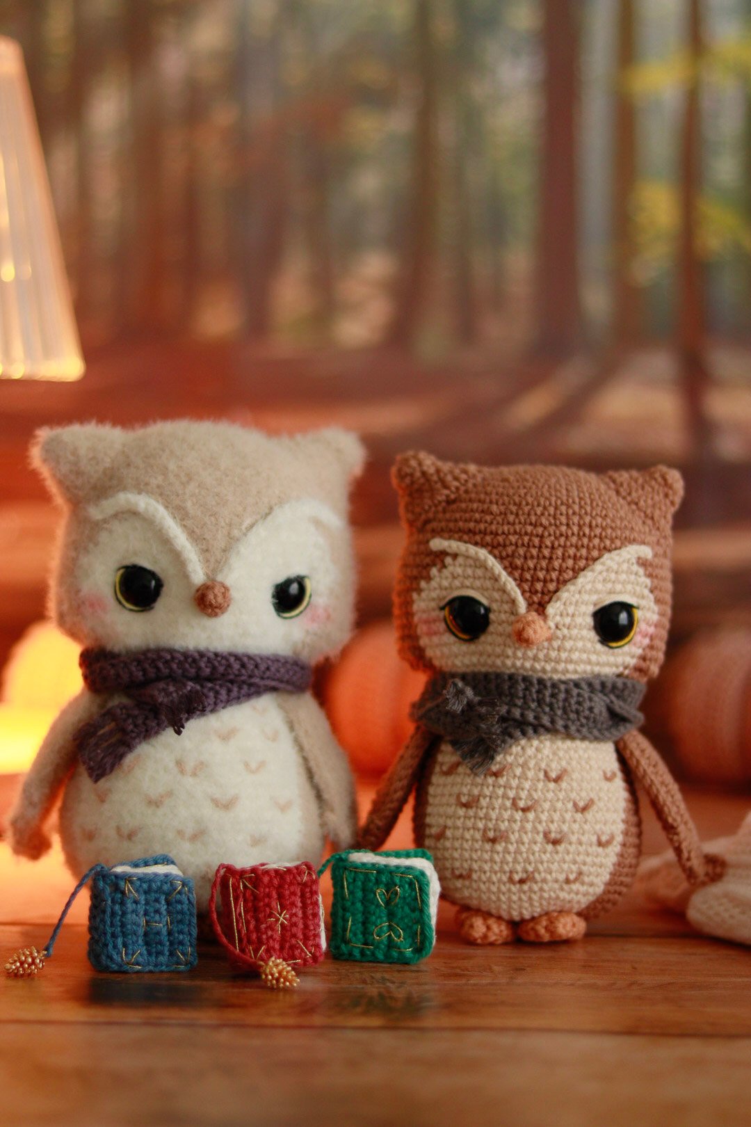 Patron crochet - Archie le hibou